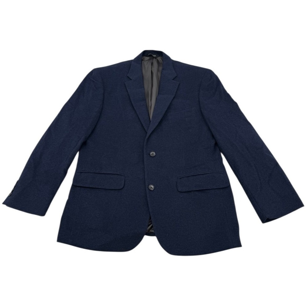 Jos A Bank Jacket 100% Cashmere Sport Coat Blazer Heavy Warm 42R Navy